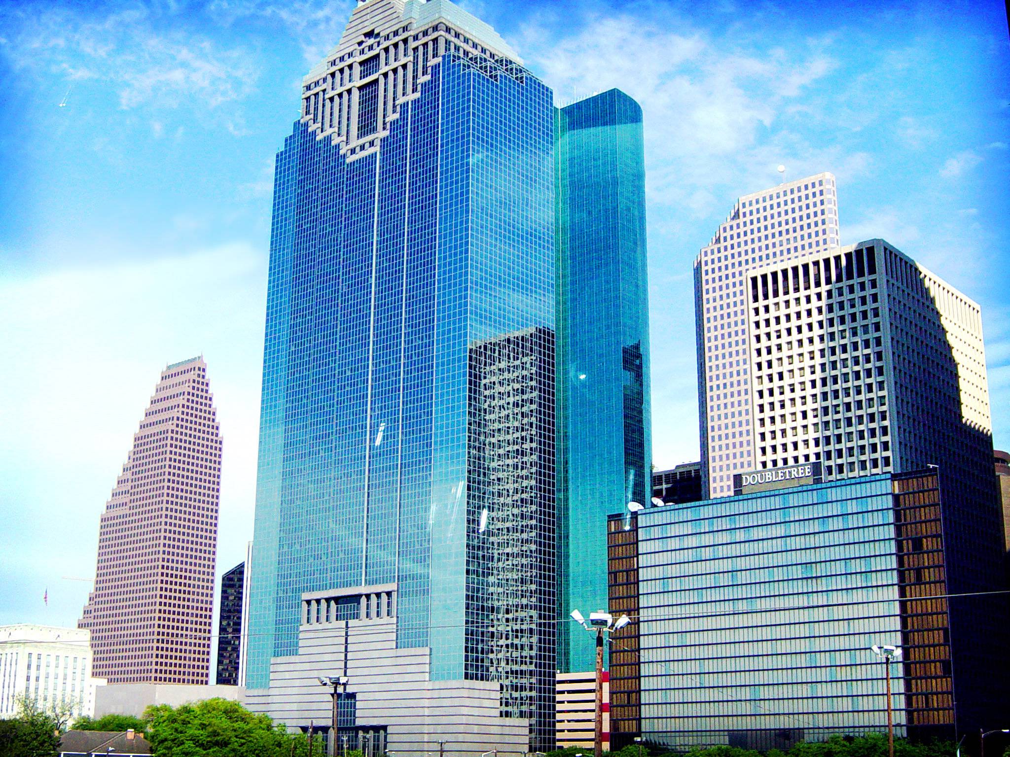 Houston skyline wallpaperx1536