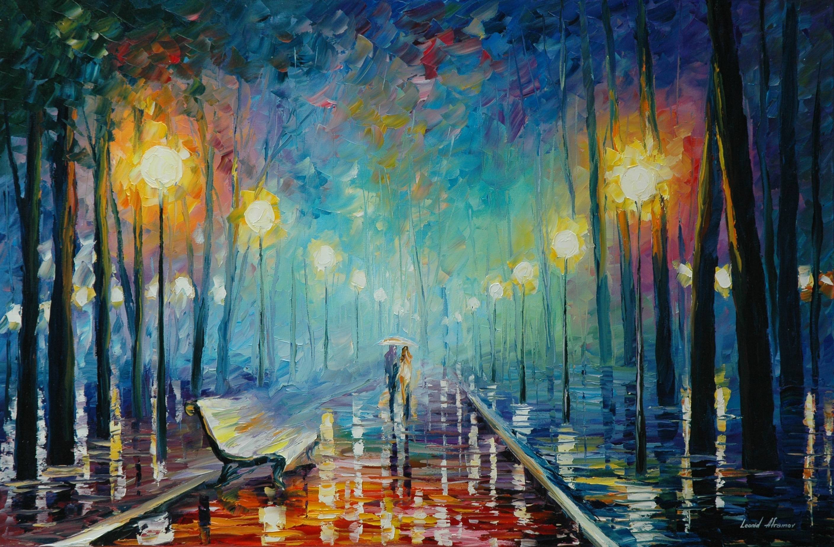 Bilder Leonid Afremov: Eine Reise in die Welt der Farben und Emotionen