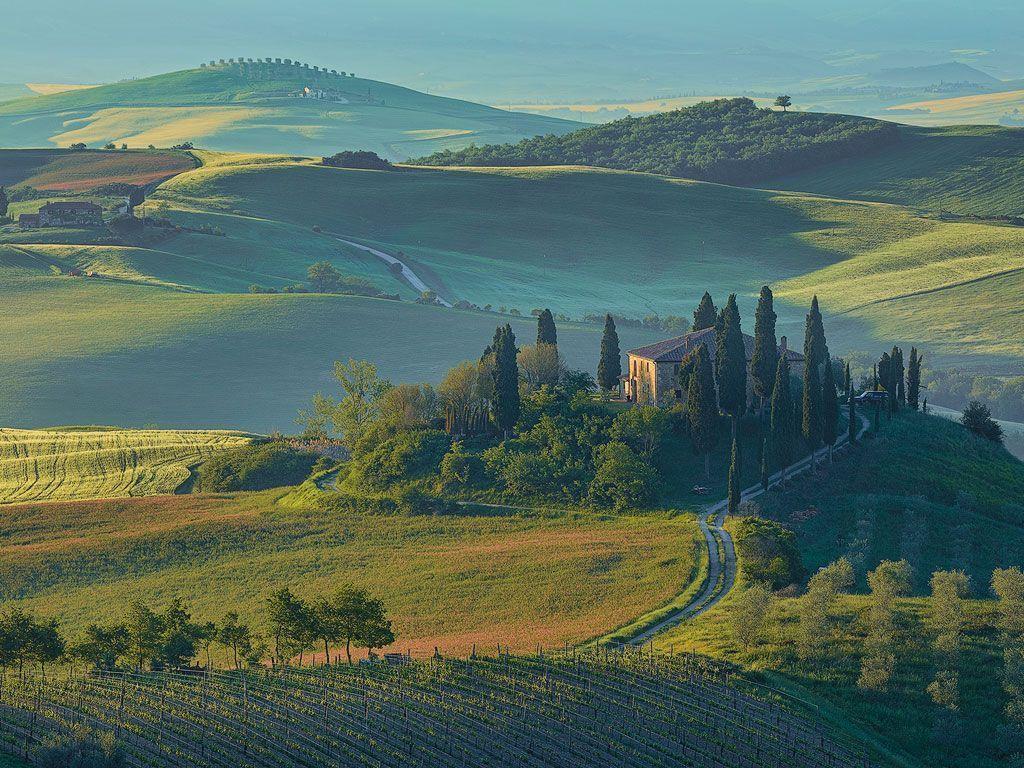 HD Wallpaper: Rolling Hills of Tuscany. Ed Cooley Fine Art