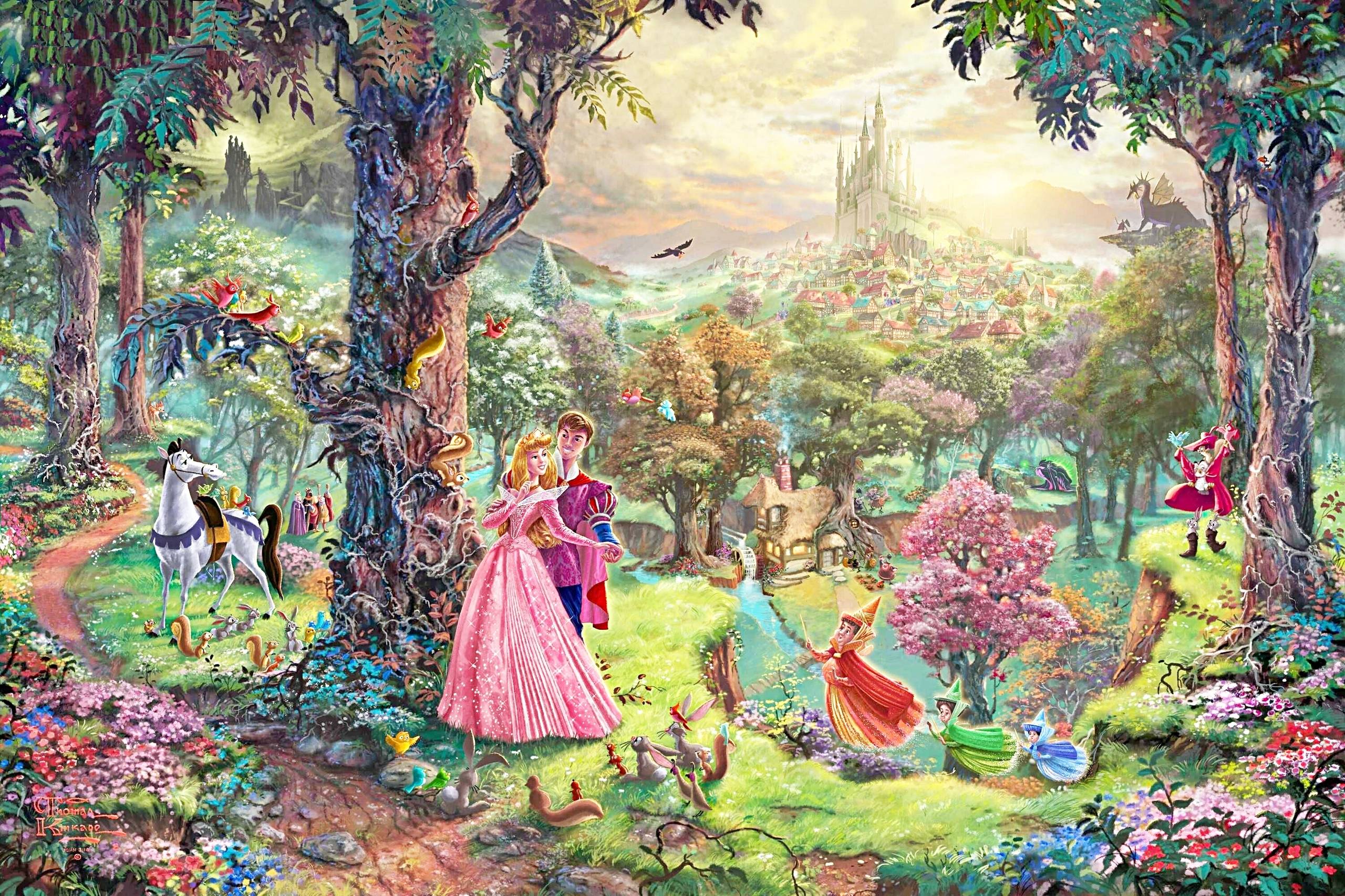 Thomas Kinkade Disney Wallpapers - Wallpaper Cave