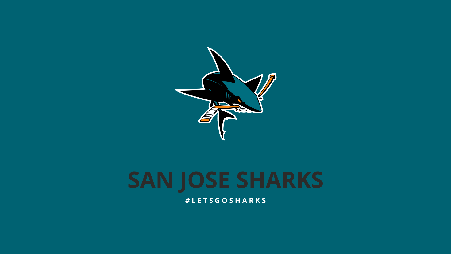 Minimalist San Jose Sharks wallpaper