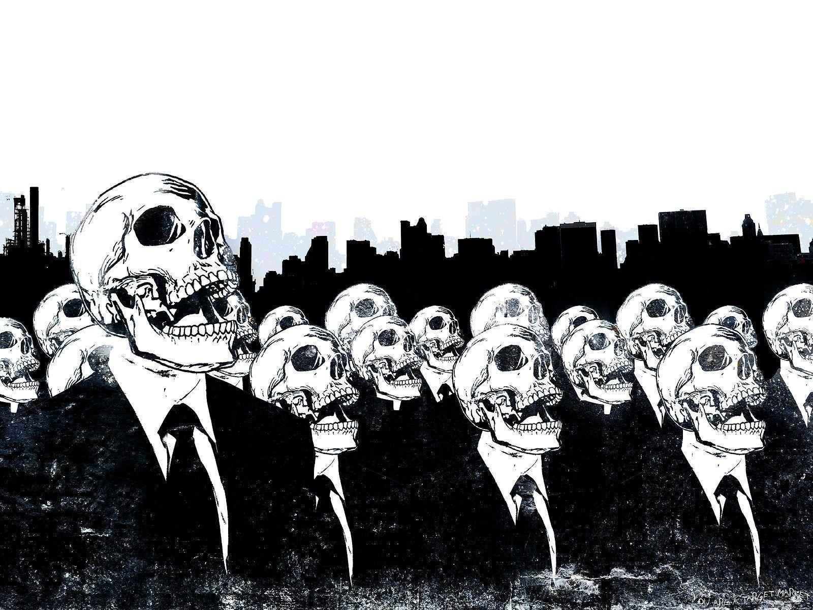 Crowded Skull Wallpaper HD Wallpaper. Cool Walldiskpaper.com