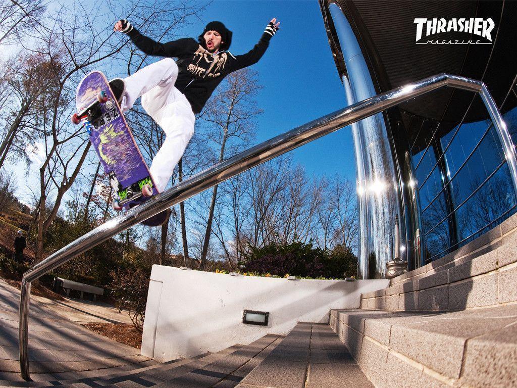 Thrasher Skateboard Magazine. April 2010 Wallpaper