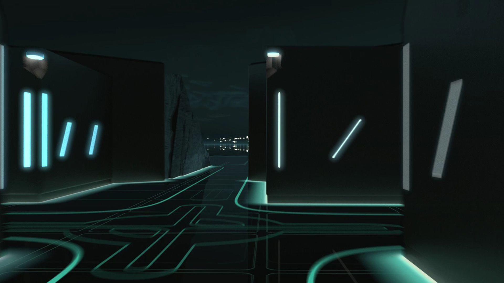 image For > Tron Grid Background HD
