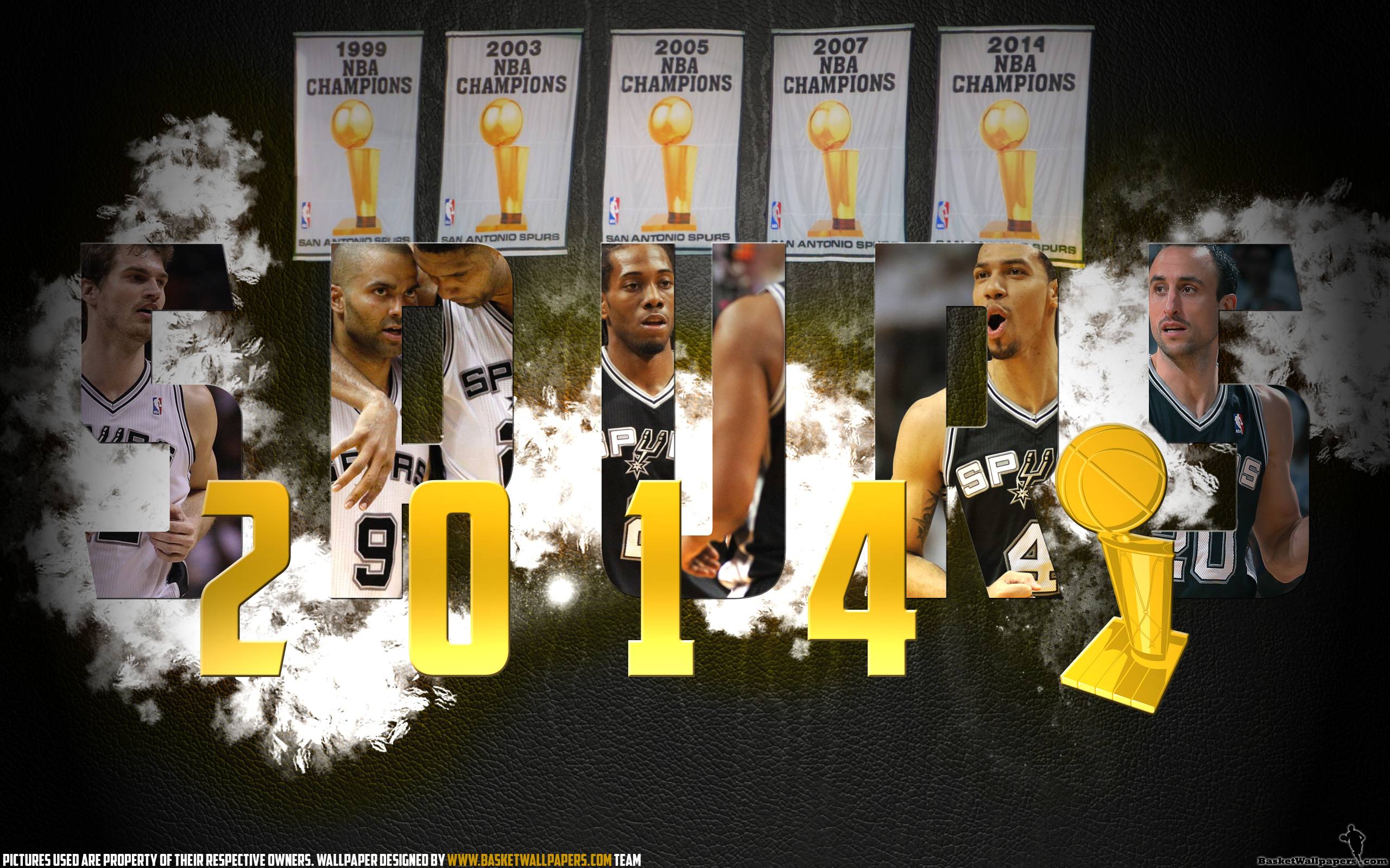 San Antonio Spurs 2014 NBA Champions Wallpaper. Basketball