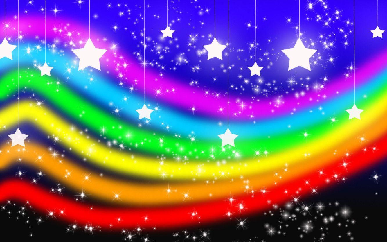 Awesome Rainbow Background Wallpaper. pic4pick