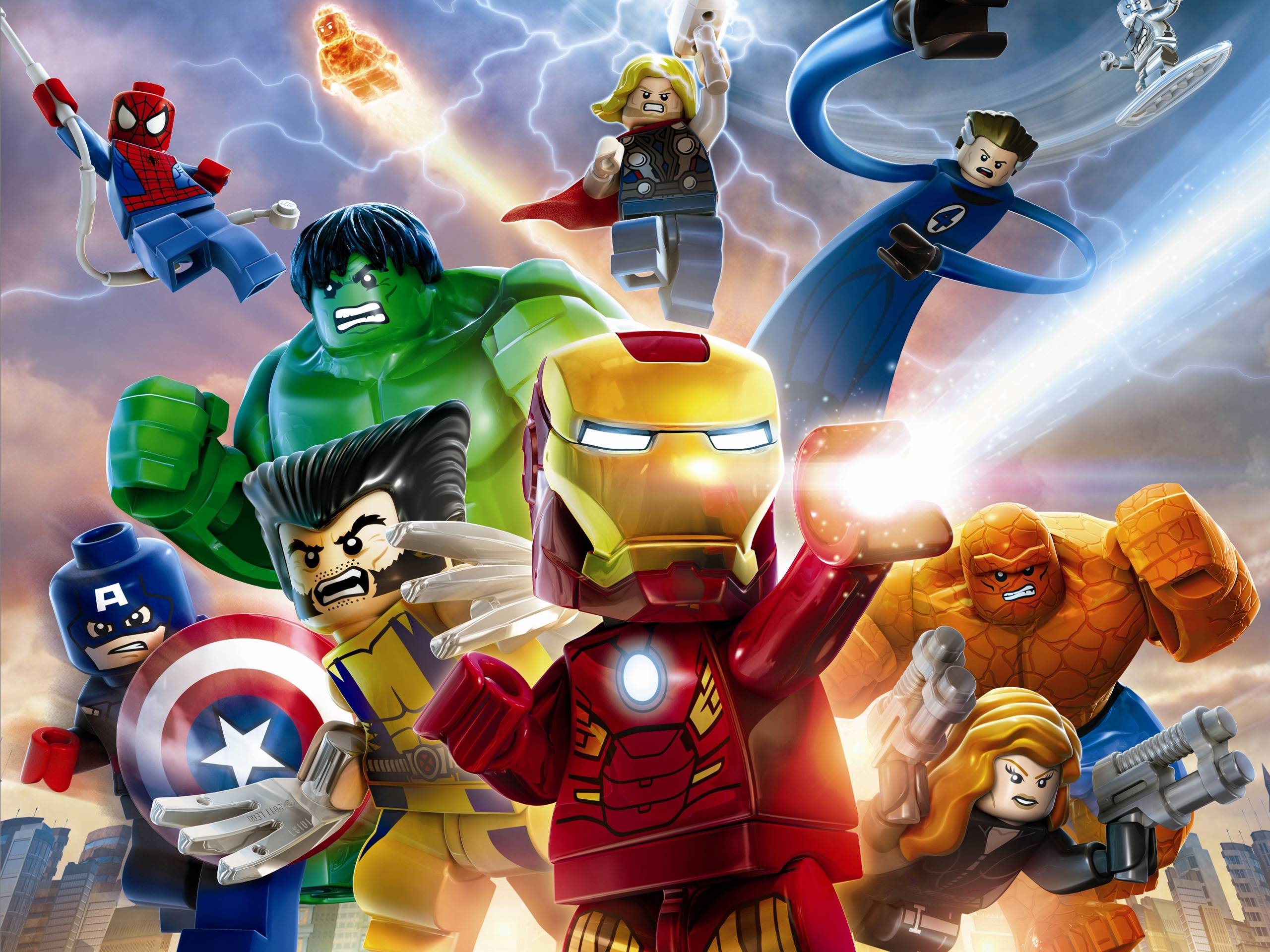 lego marvel super heroes wallpaper desktop wallpaper