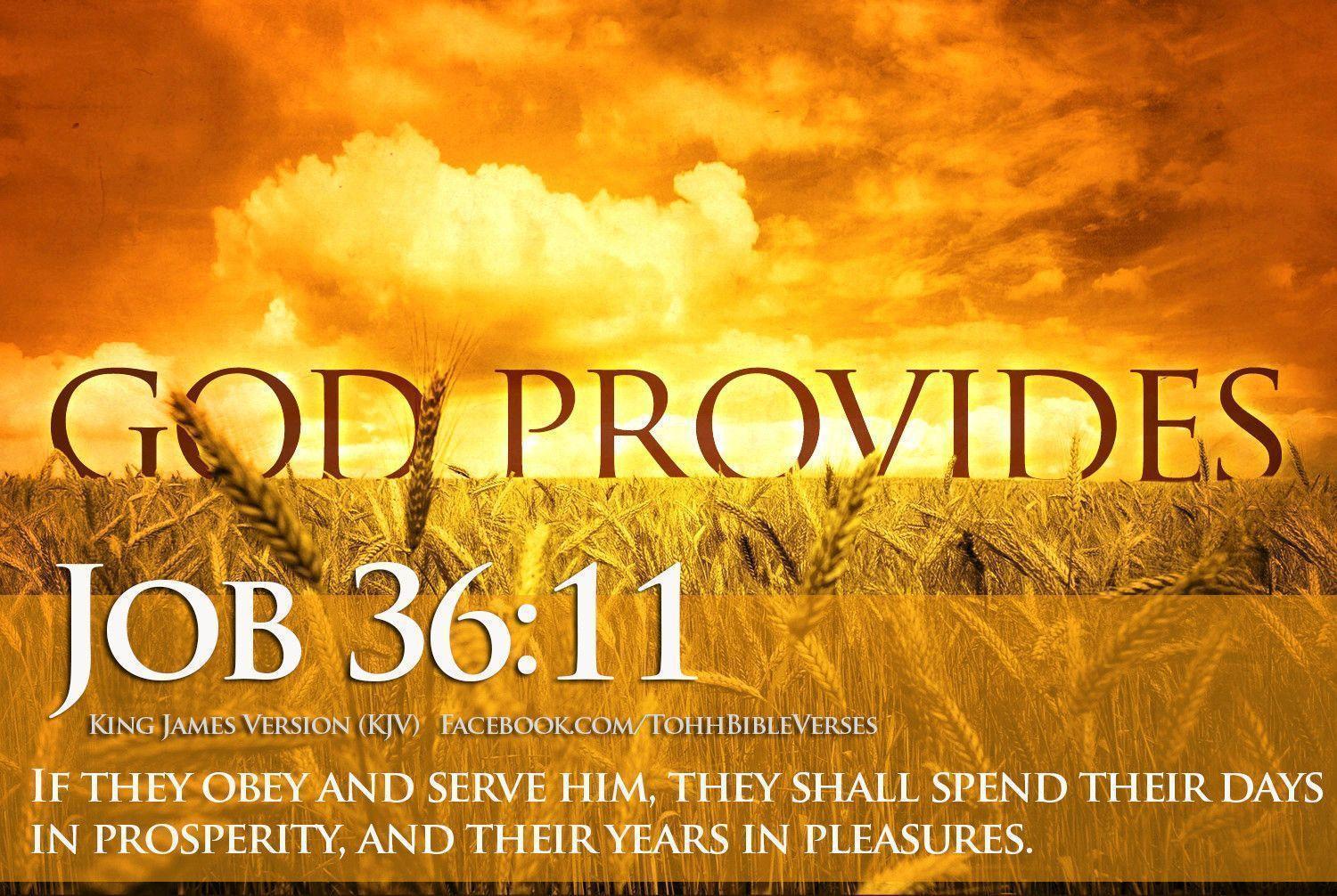 Bible Verses For Prosperity Job 36