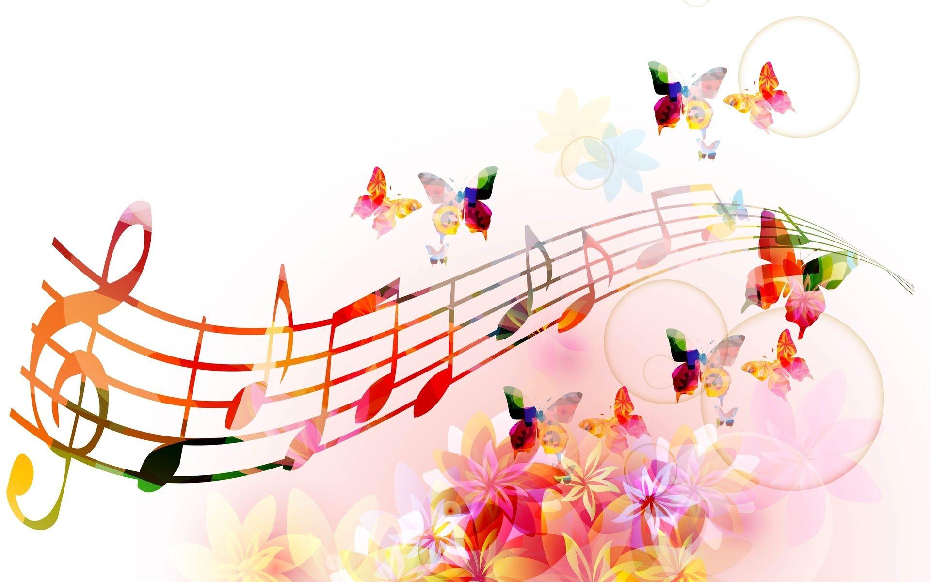Butterfly Music Artistic Wallpaper, HQ Background. HD wallpaper