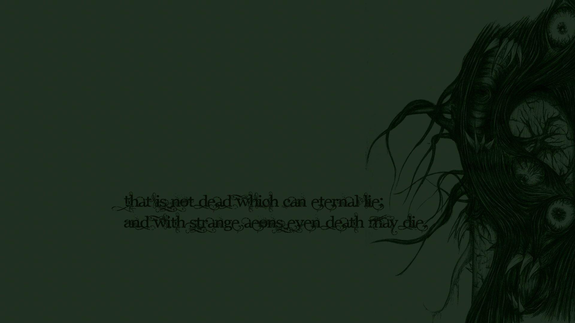 Hp Lovecraft Quote Wallpaper