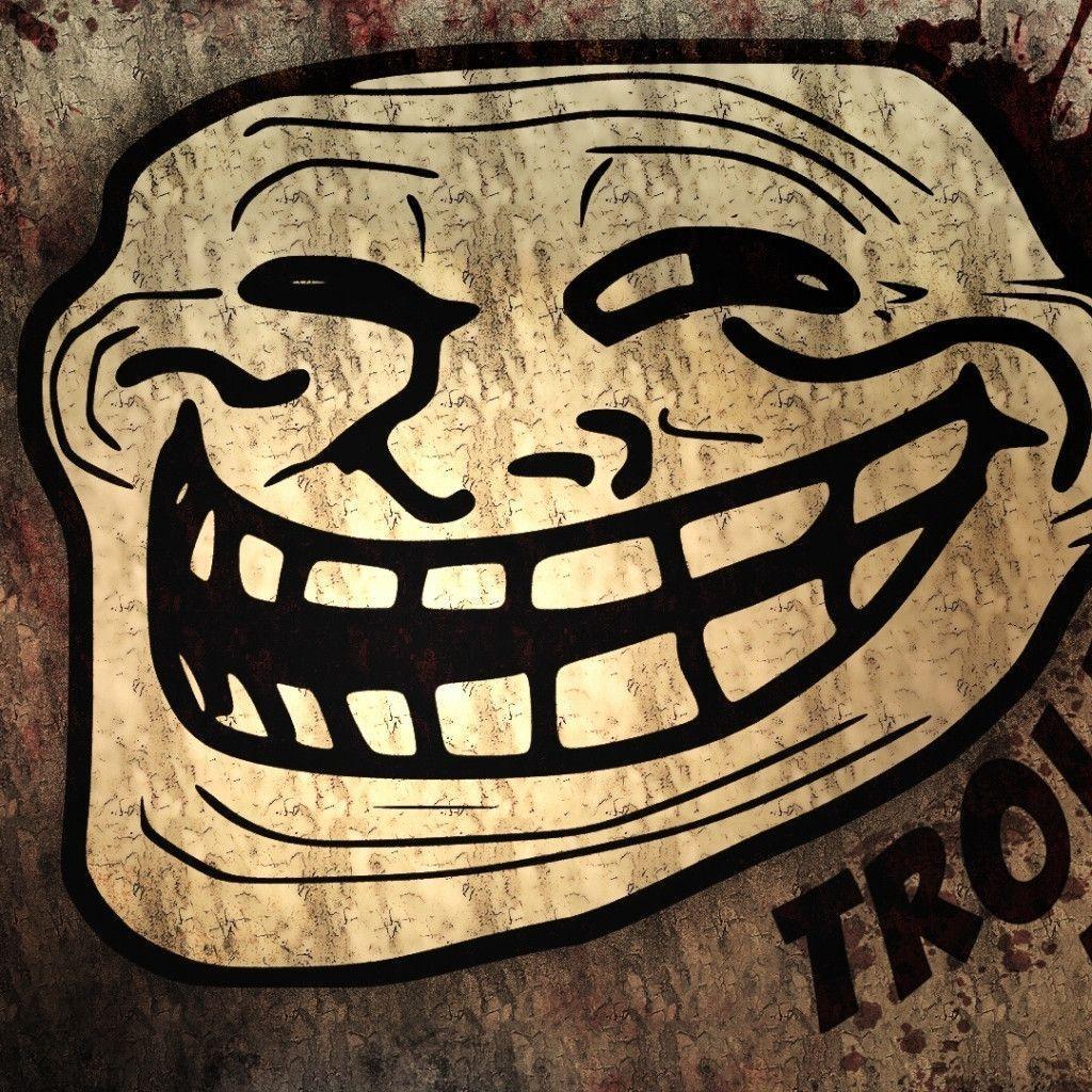 Download Wallpaper 1024x1024 trollface, troll, face, comic, humour