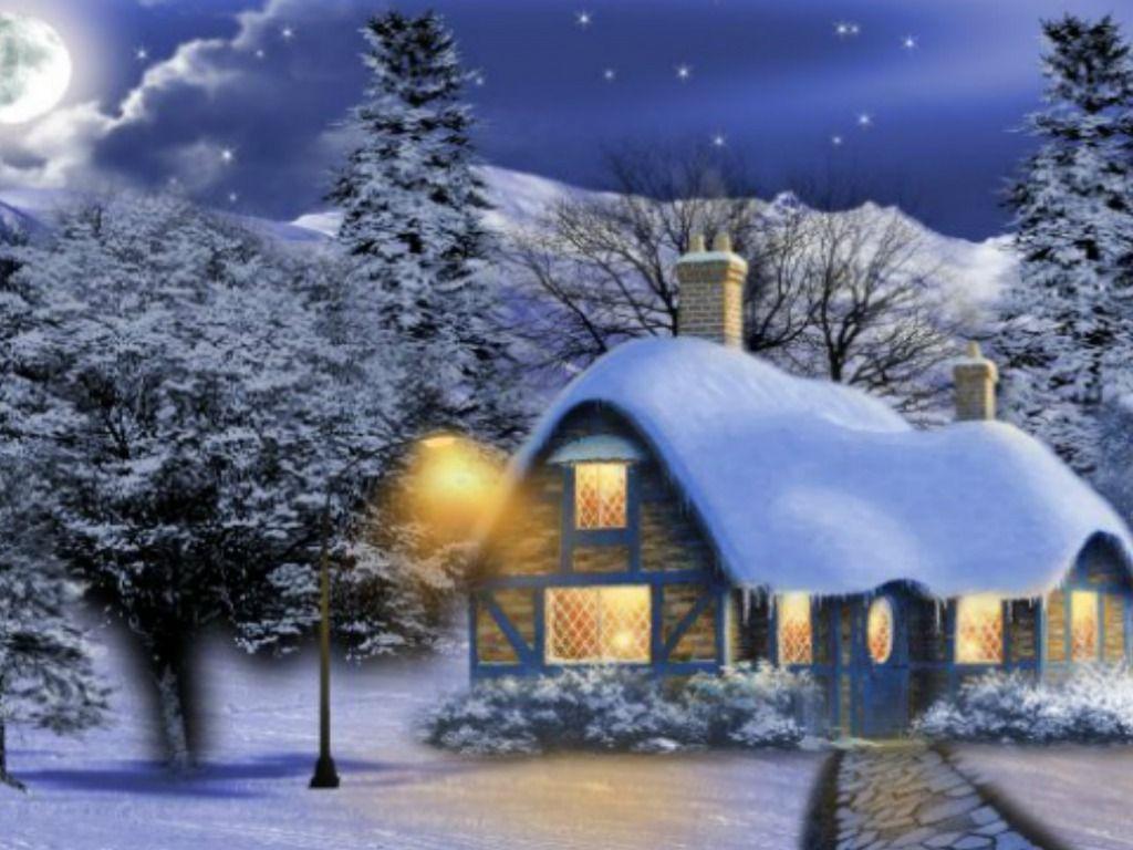 Thomas Kinkade Winter Wallpapers - Wallpaper Cave