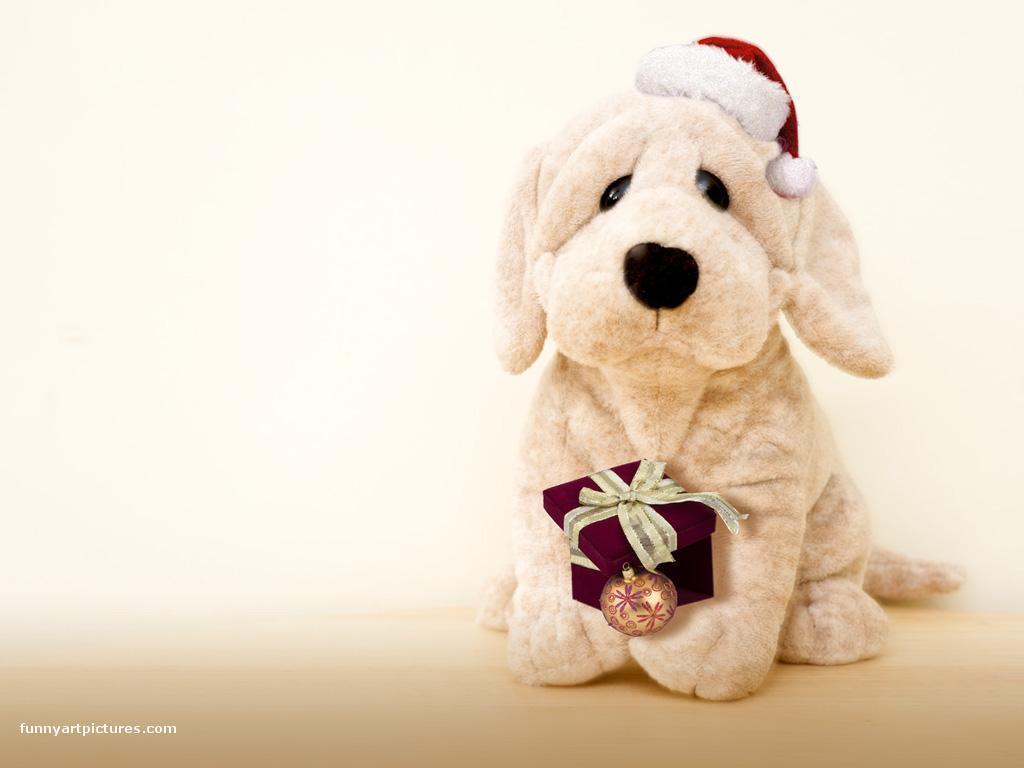 Christmas Dog Teddy