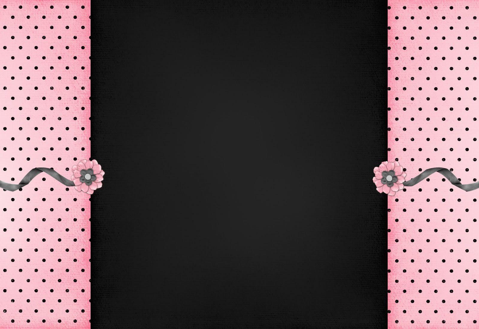 My Style background: Pink and Black