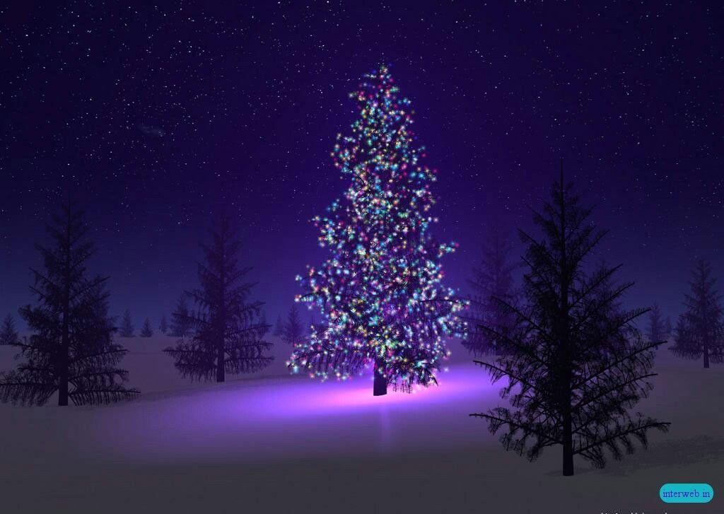 Christmas Lights Snow Desktop Wallpaper. coolstyle wallpaper