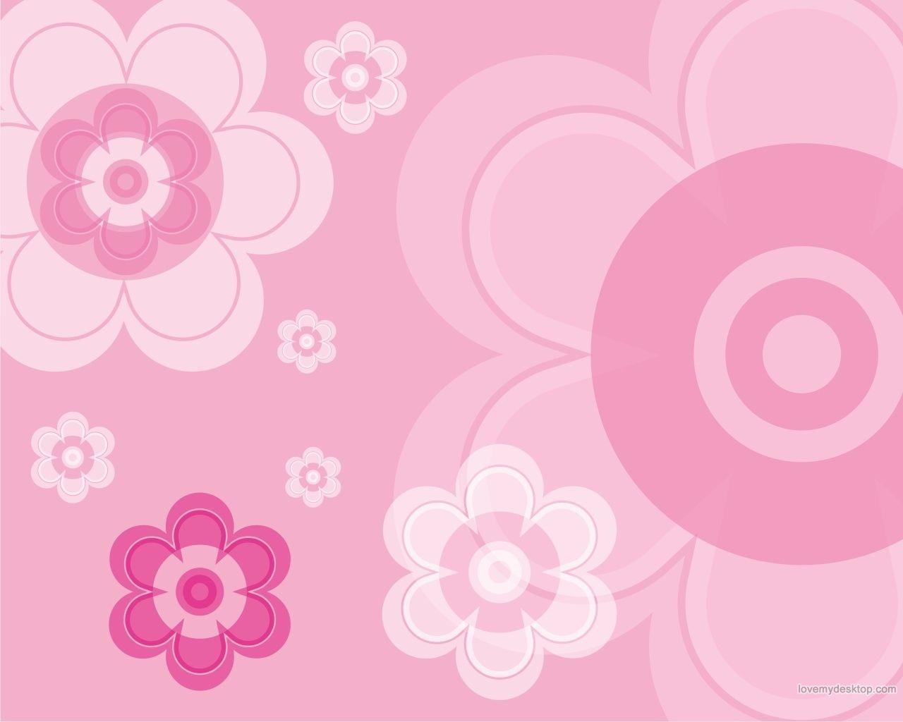 Wallpaper For > Cute Pink Background Wallpaper