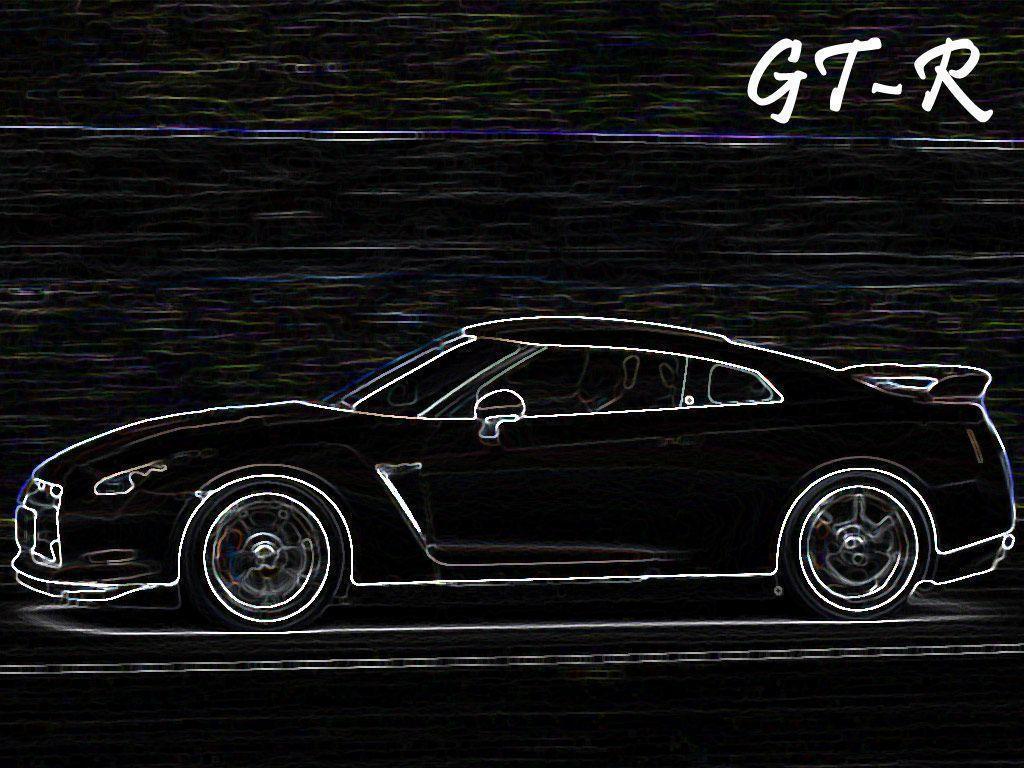 Nissan GT R Wallpaper, Sketch Nissan GT R Picture Taken