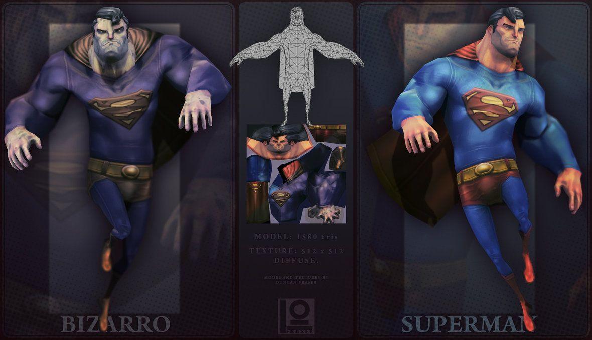 Superman vs Bizarro