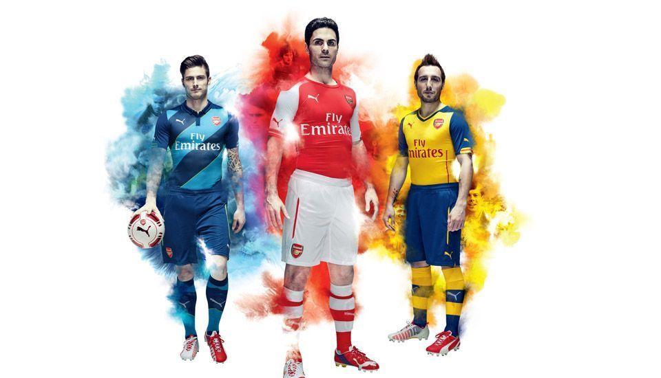 PUMA Launch Arsenal 2014 15 Kits, Football Apparel, Soccer Bible