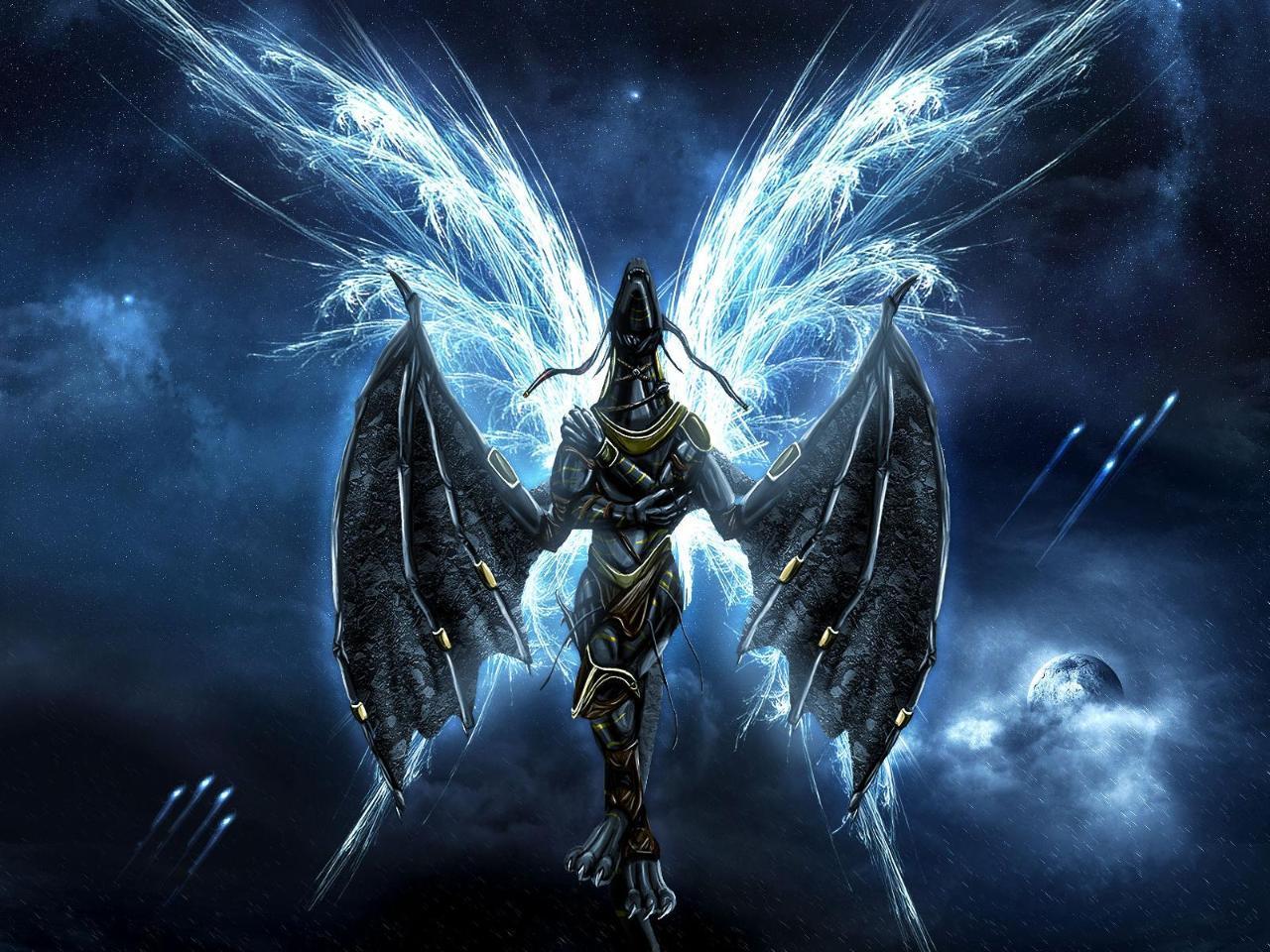 Download Skyrim Dragon Dark Blue Wallpaper, HQ Background. HD