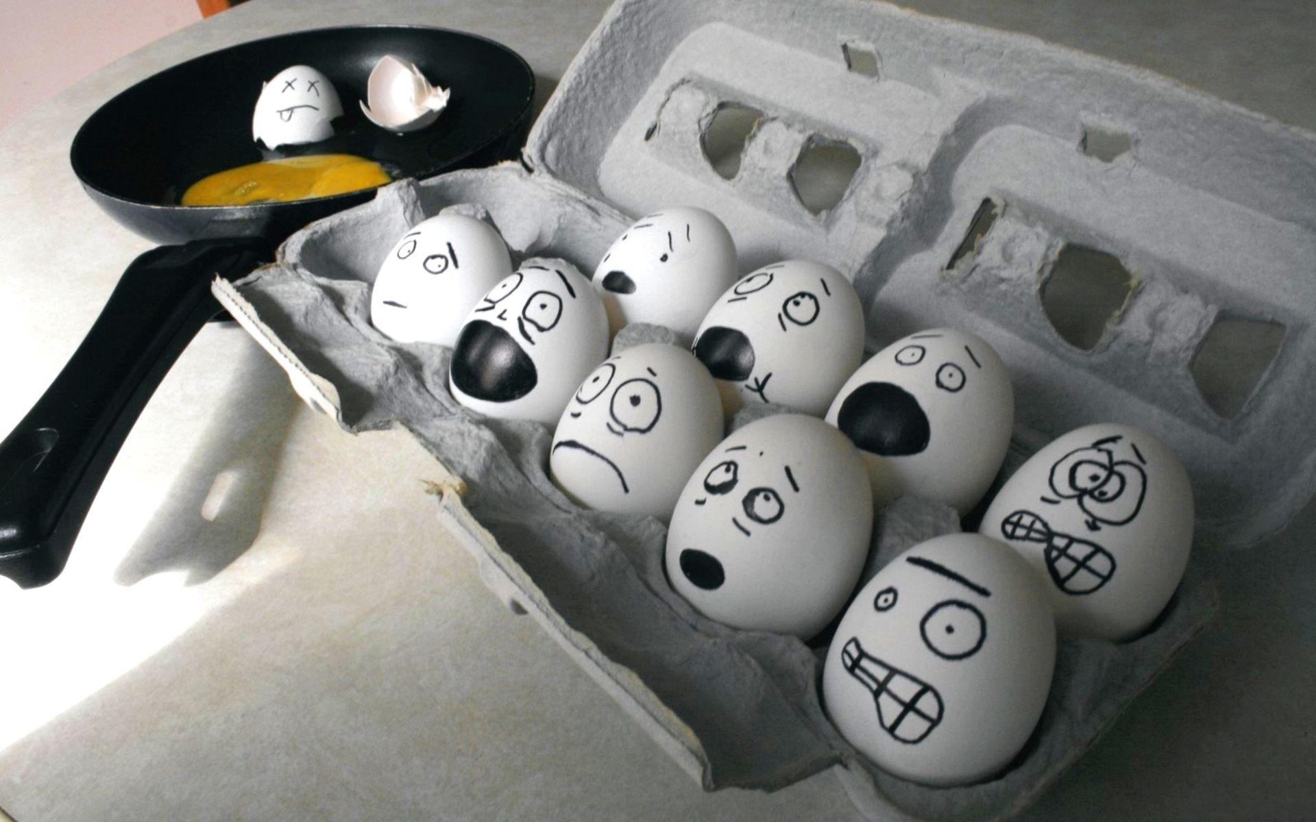 Funny Eggs Wallpaper_