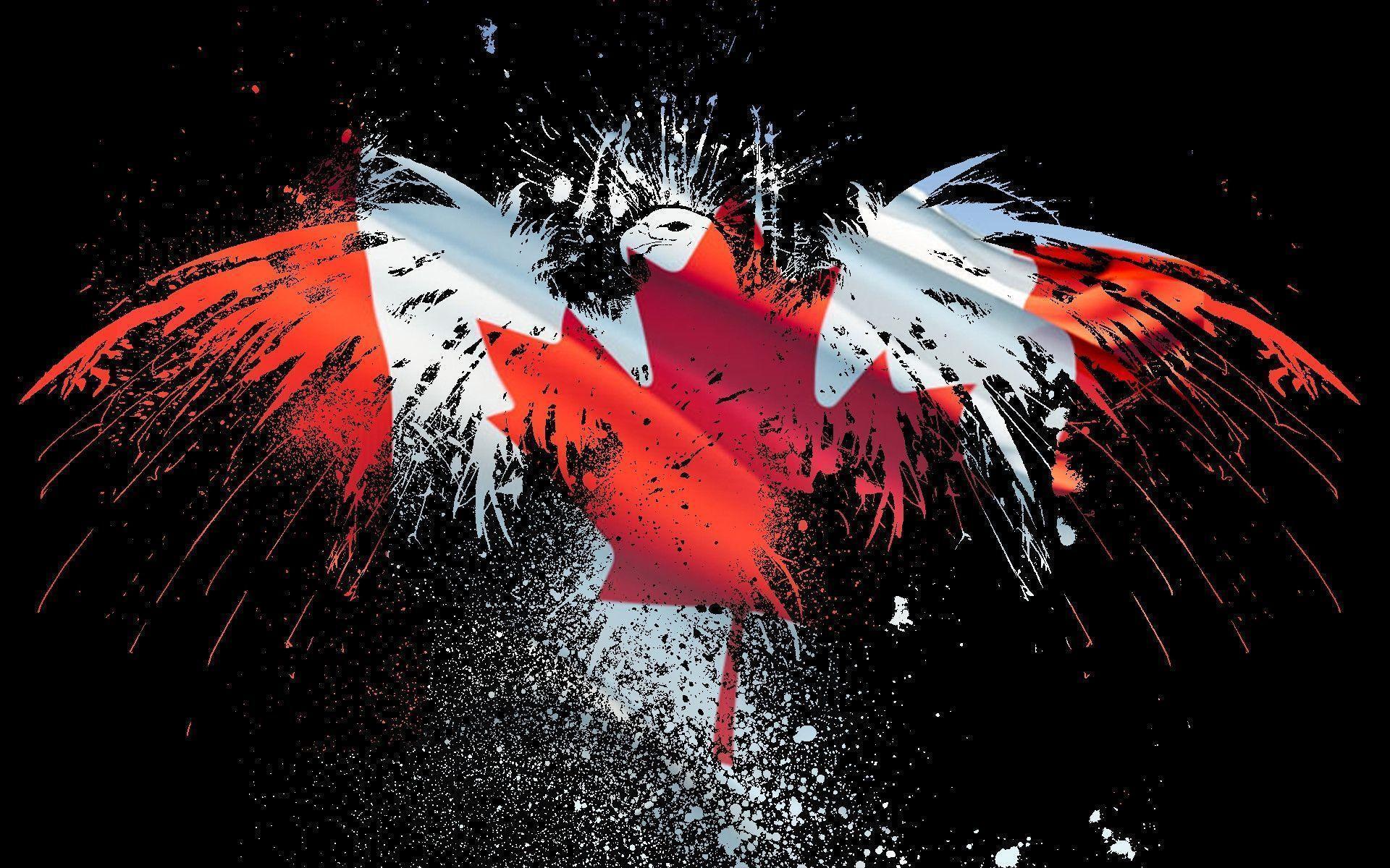 image For > Canadian Flag Wallpaper