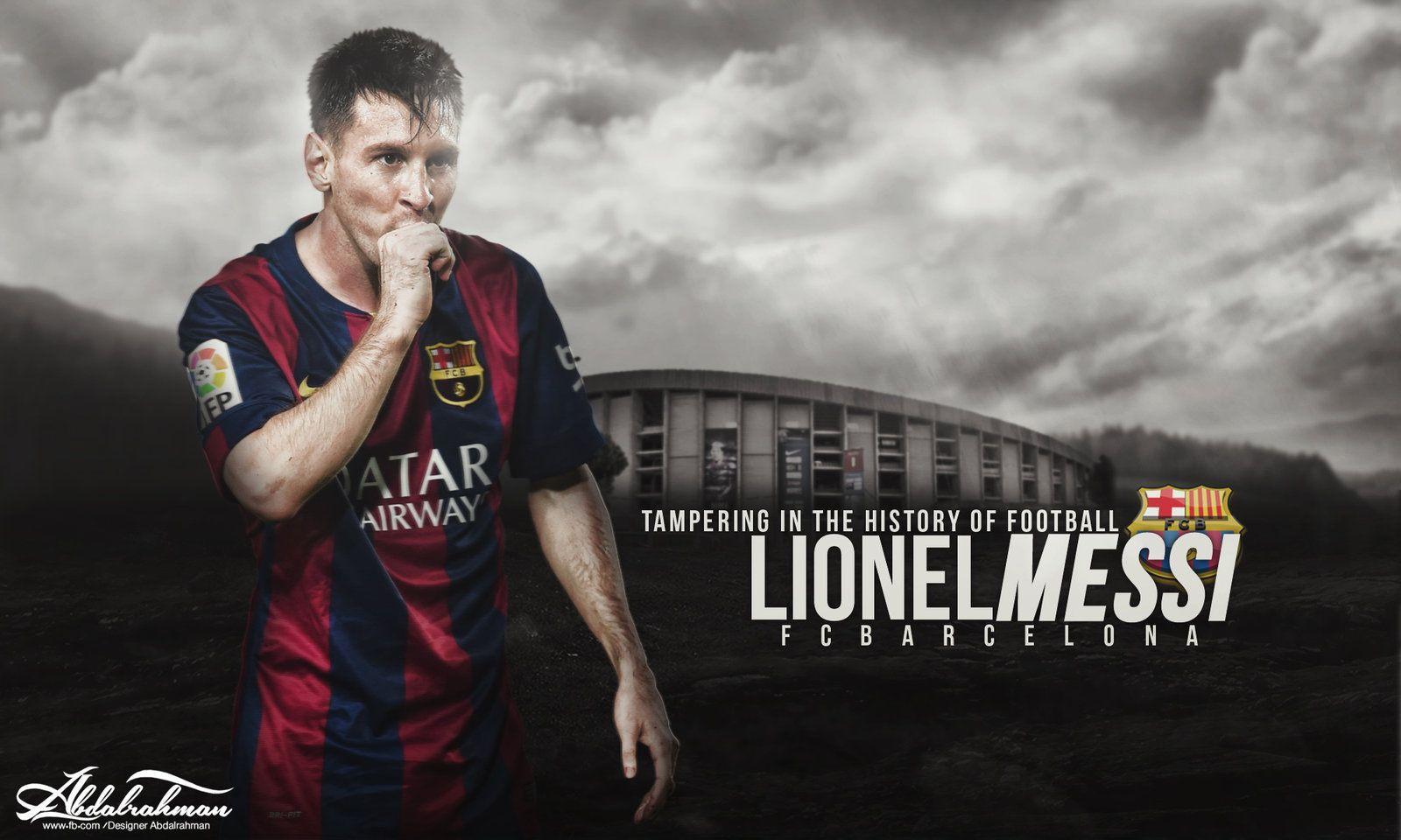 Wallpaper Lionel Messi 2014 2015 By Designer Abdalrahman