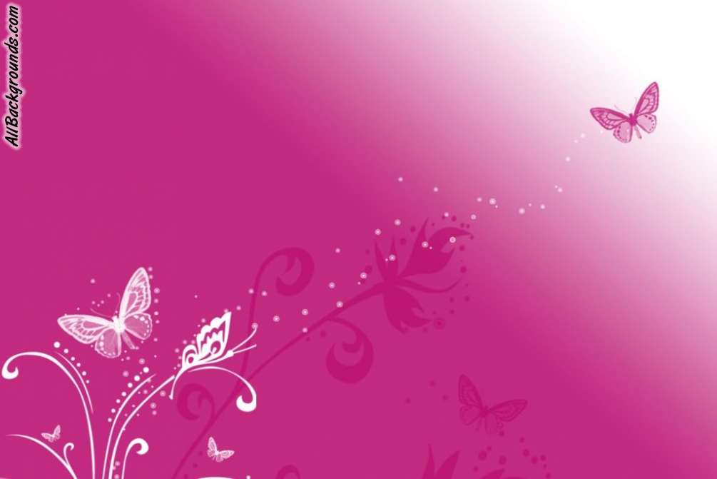Pink Butterfly Background & Myspace Background