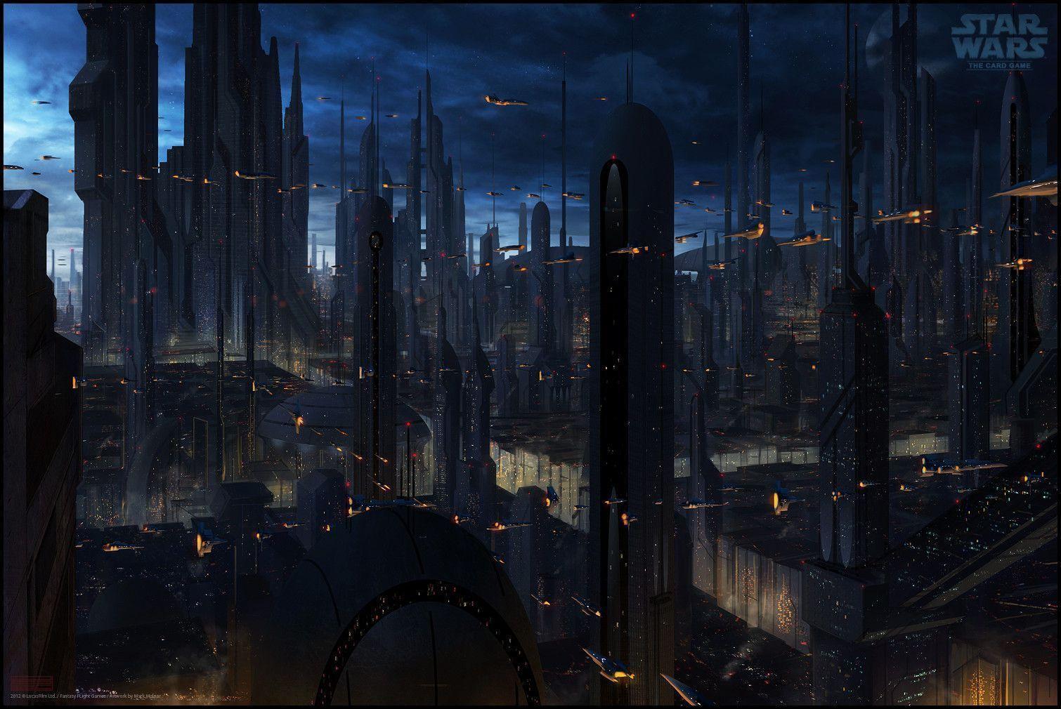 image For > Coruscant Background