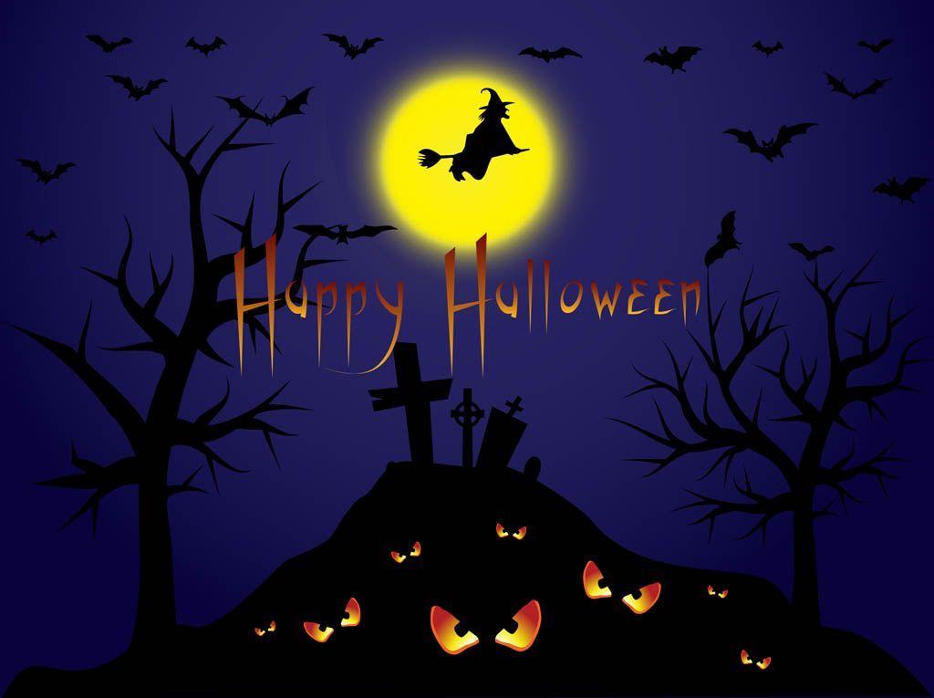 Free Halloween Witch Wallpaper. coolstyle wallpaper