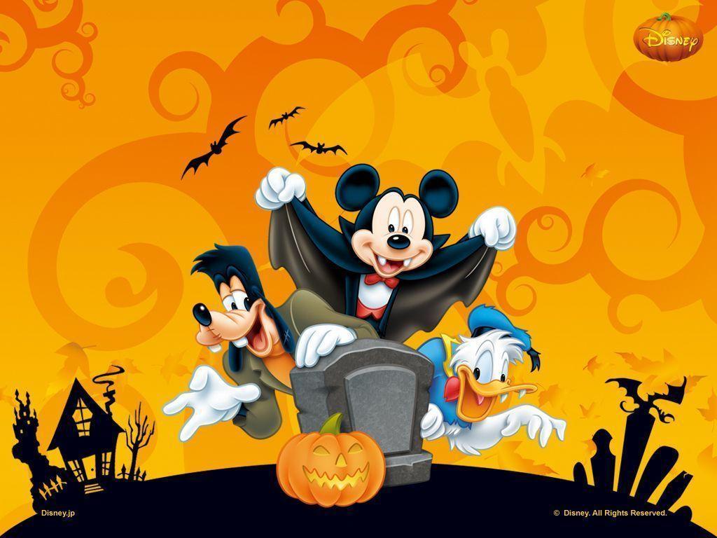 Wallpaper For > Disney Halloween Desktop Background