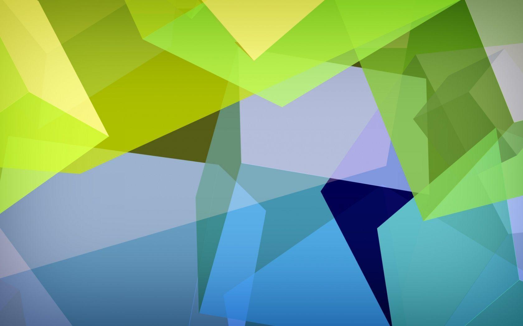Abstract Geometric Colored Shapes desktop PC and Mac