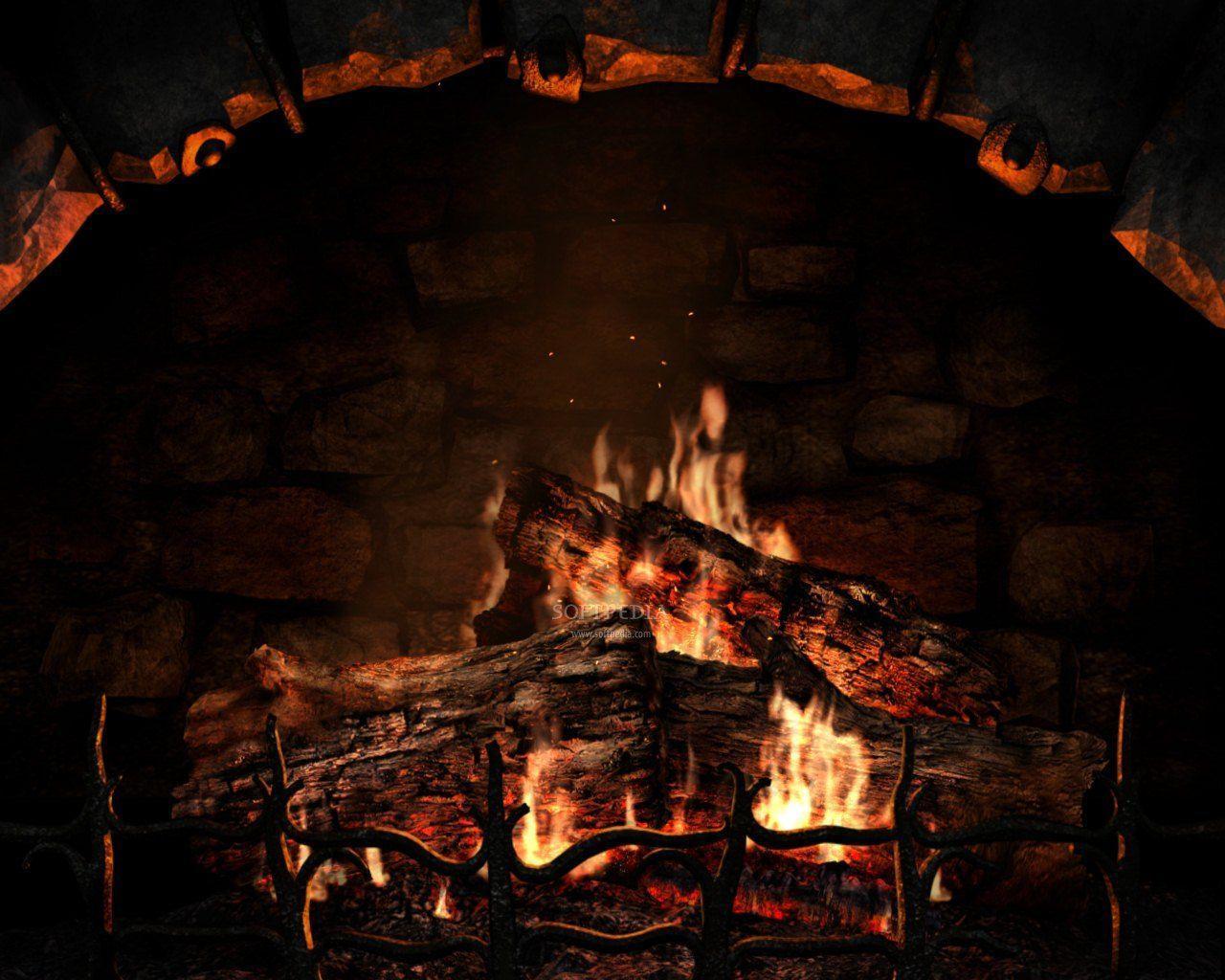 Fireplace Screensaver