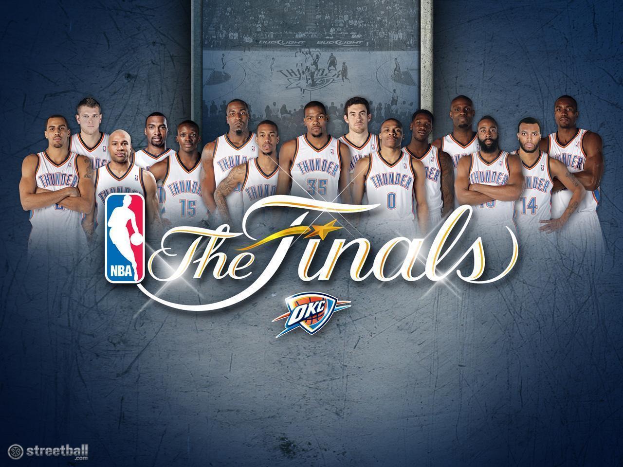 Oklahoma City Thunder NBA Finals Team Wallpaper 2012