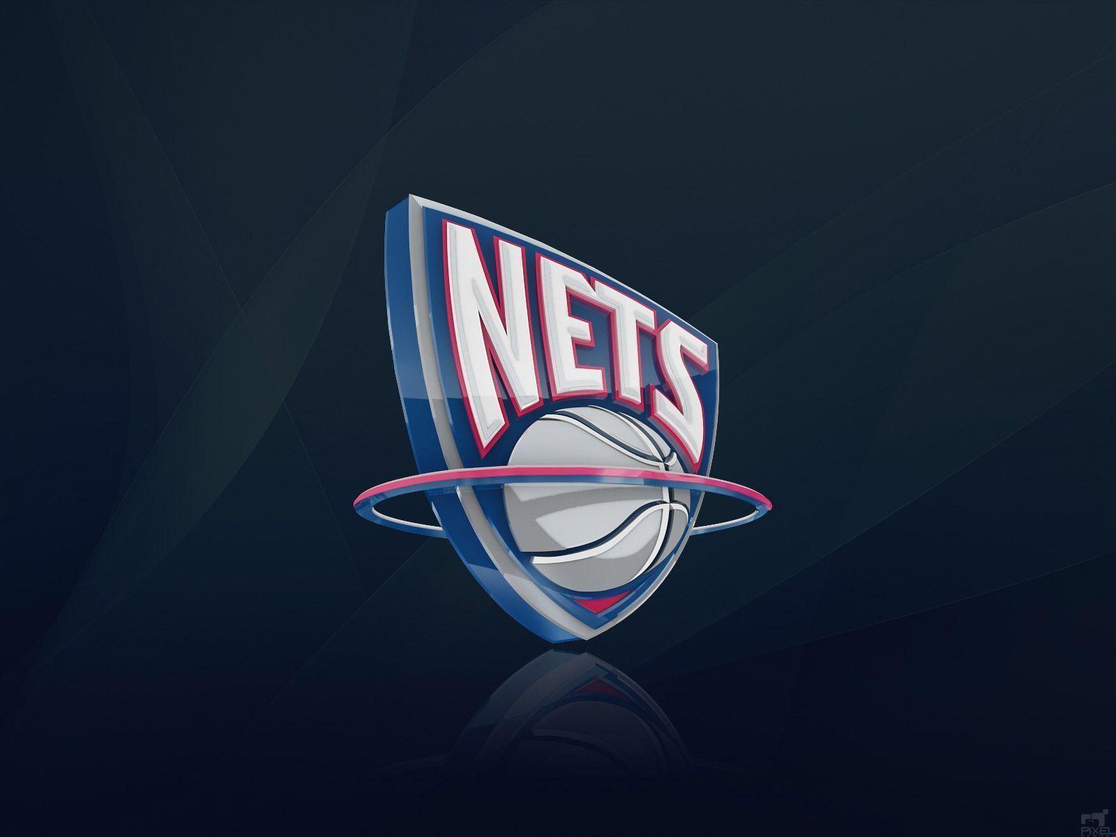 New Jersey Nets 3D Logo Wallpaper