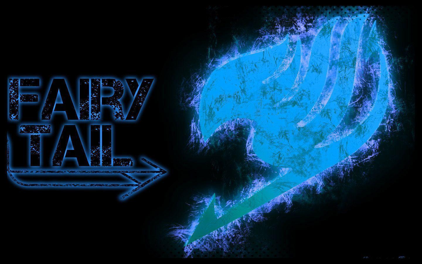 Fairy Tail. Fairy Tail Logo Blue Anime Wallpaper Zone. Anime