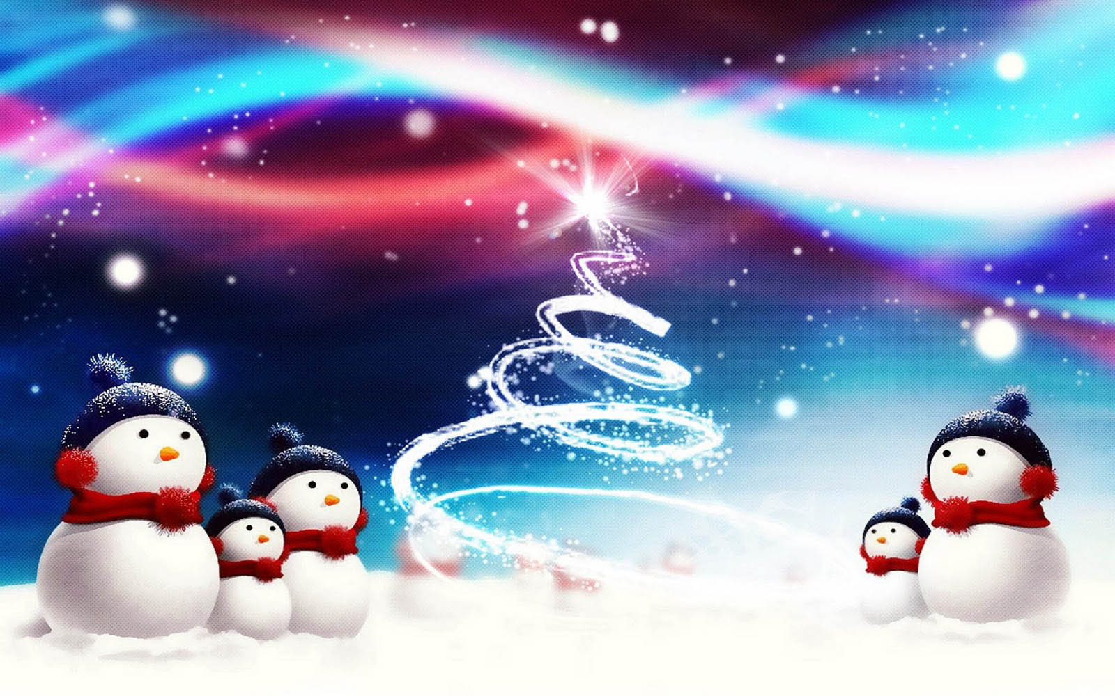 Snowman Background