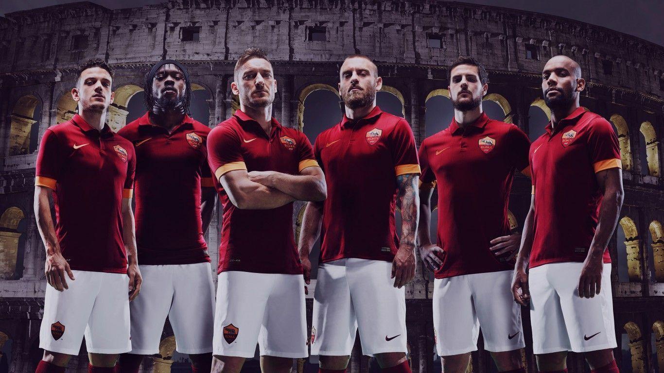 AS Roma 2014 2015 Nike Jersey Home Kit Wallpaper Wide Or HD