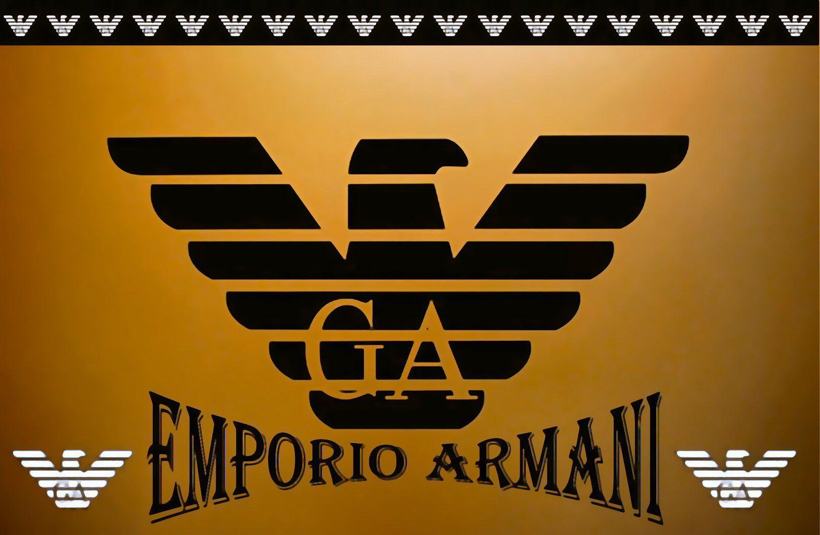 Armani Logo Background Wallpaper