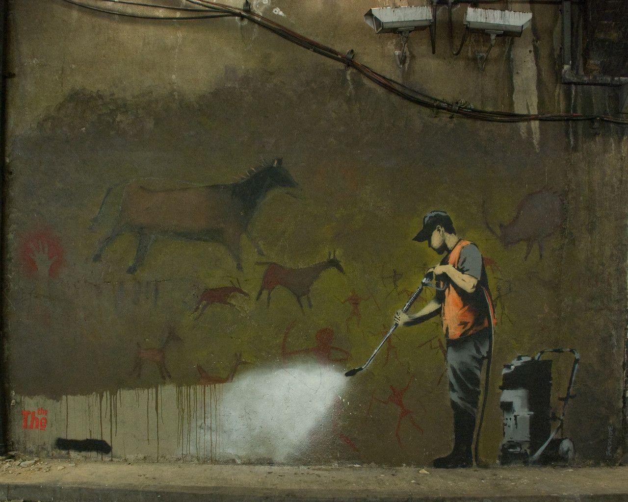 banksy wallpaper