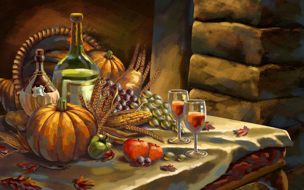 Cute Thanksgiving Desktop Wallpaper HD 1280x800PX Wallpaper