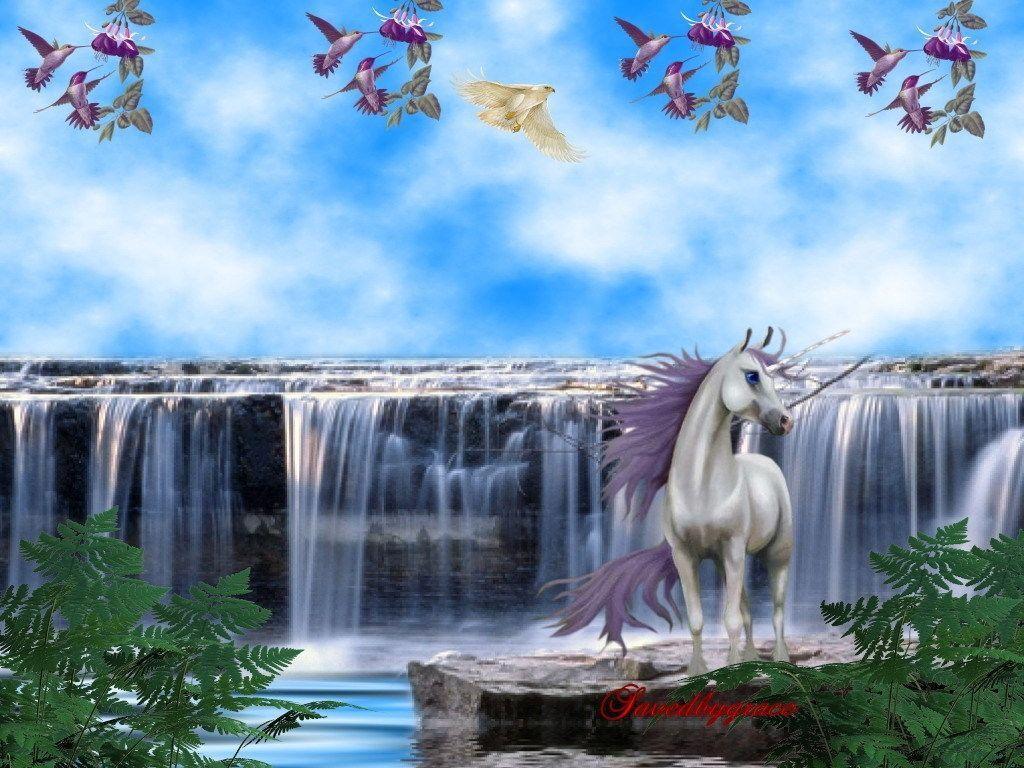 Unicorns Wallpaper. Funny picture. Amazing wallpaper. Fantasy