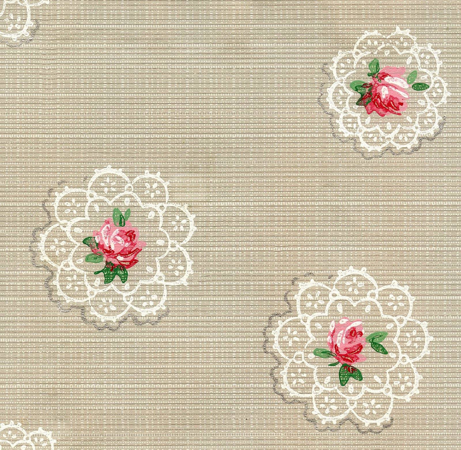 Pretty Vintage Wallpaper Roses Graphics Fairy