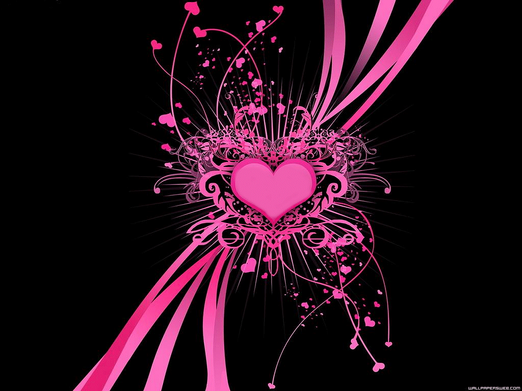 Pink Heart Backgrounds Wallpaper Cave