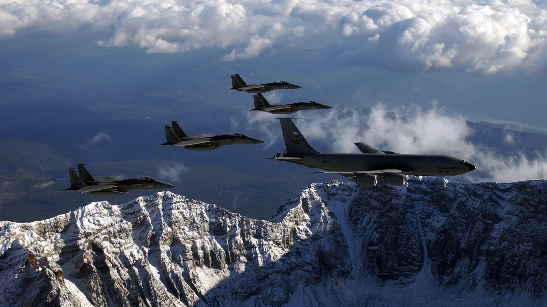 Military Aircraft Flying. Download HD Wallpaper