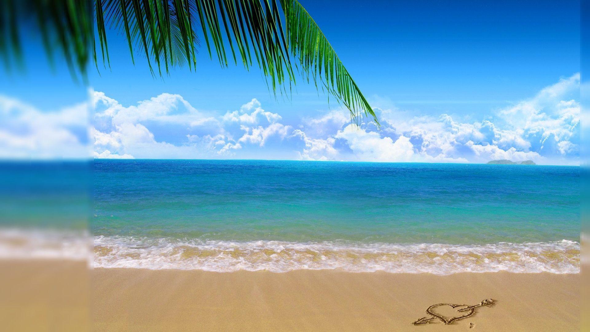 Desktop Background Beach 91137 HD Wallpaper: 1920x1080