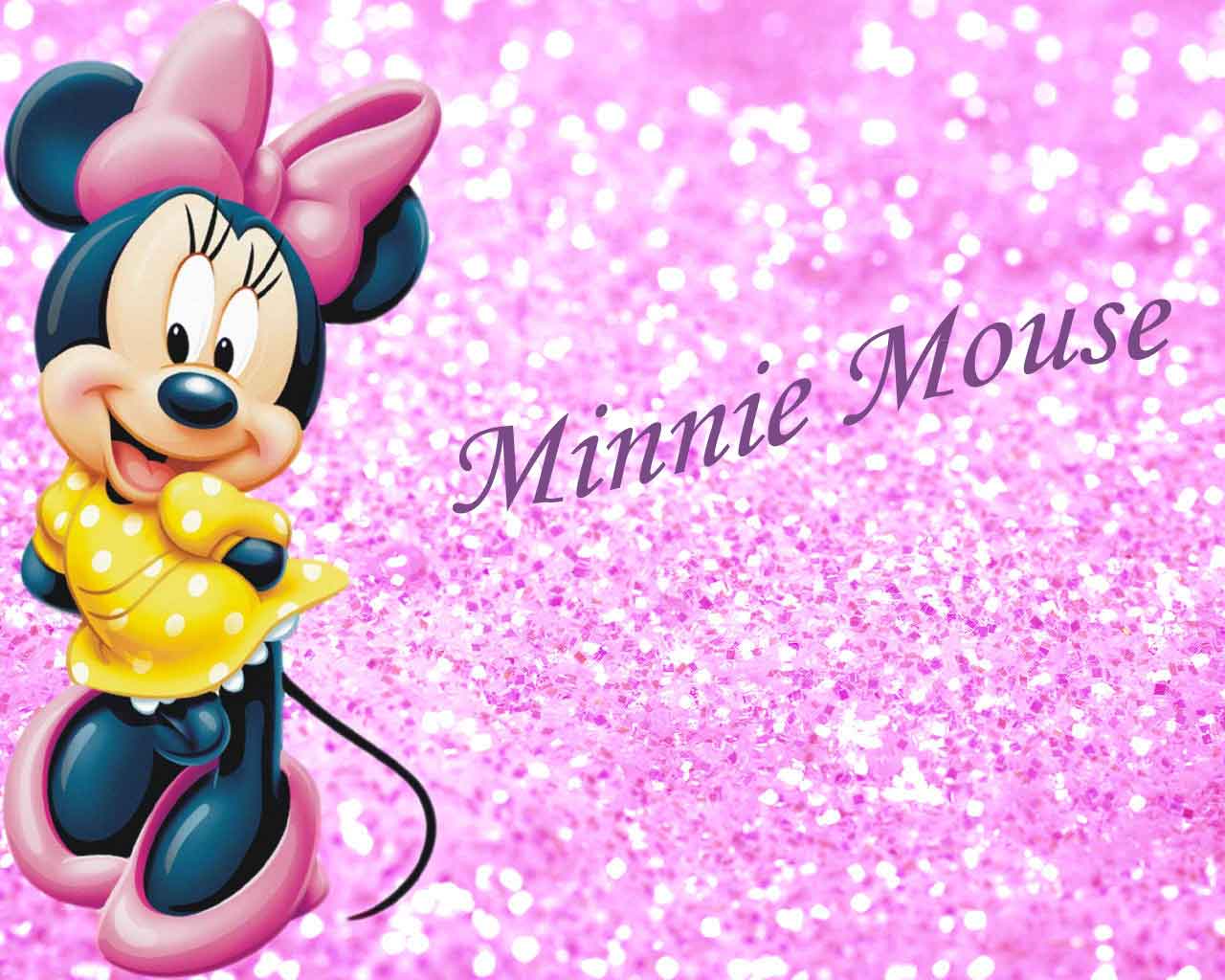 Wallpaper For > Pink Minnie Mouse Wallpaper