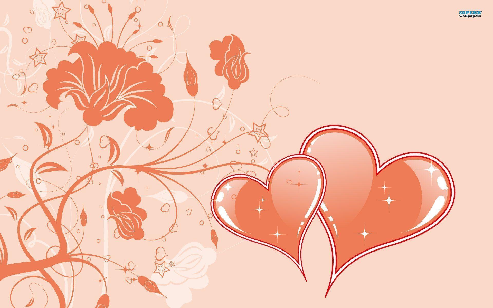 Flowers And Hearts Wallpaper Full Size Full Size Search n