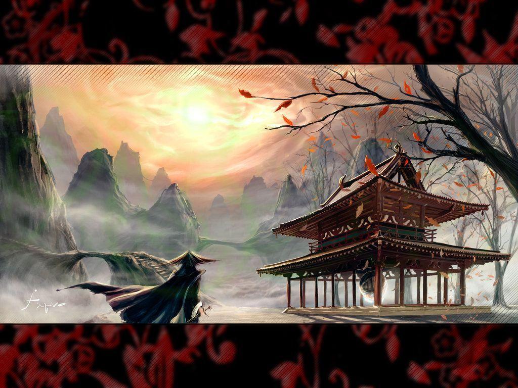 image For > Traditional Japanese Art Wallpaper