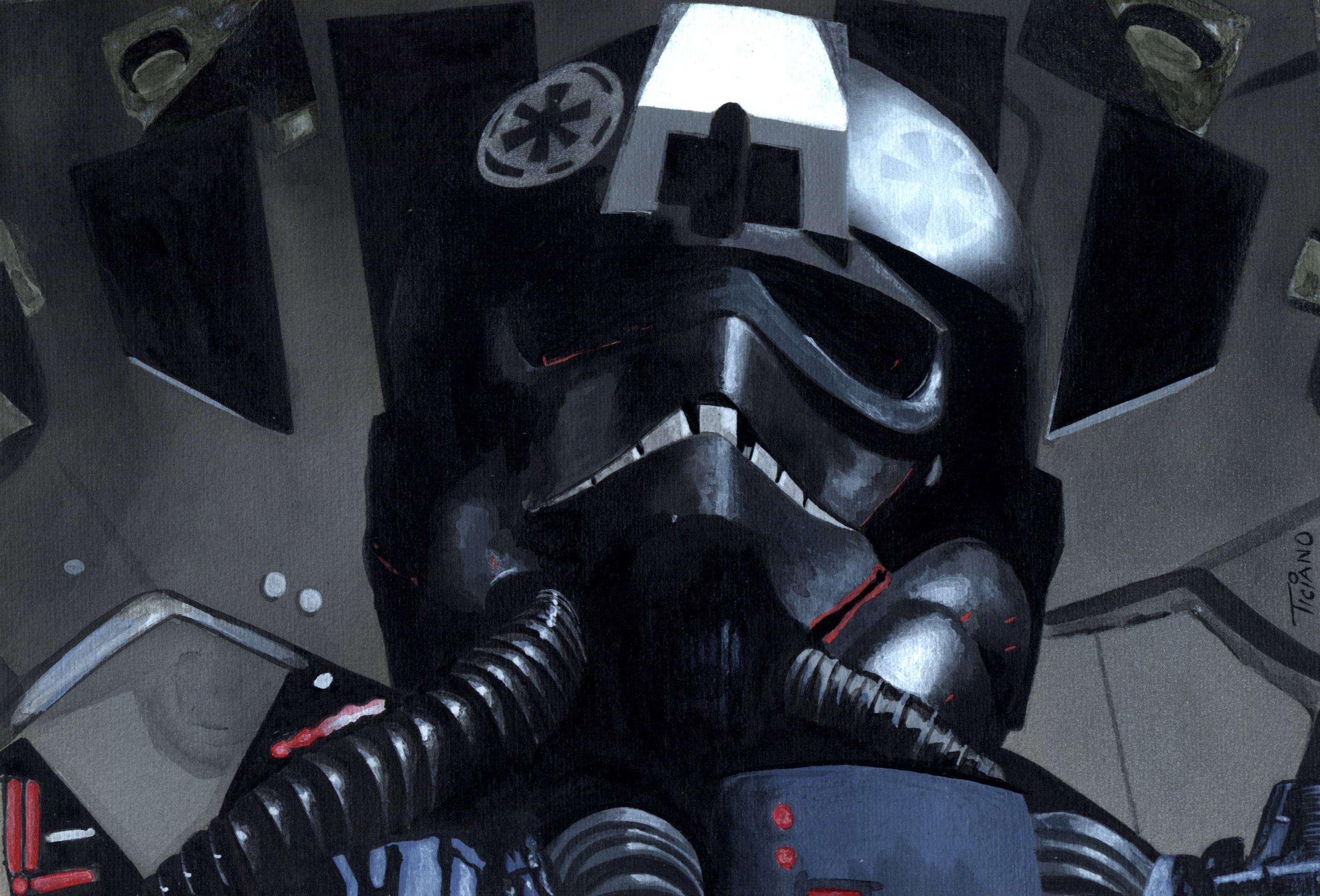 Tie Fighter Pilot By Ethereal Mind
